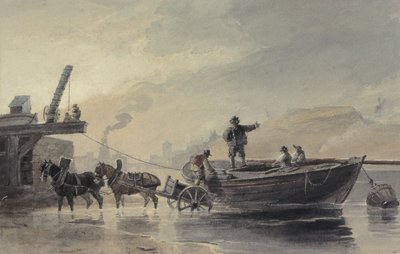 Una escena del río de Luke Clennell